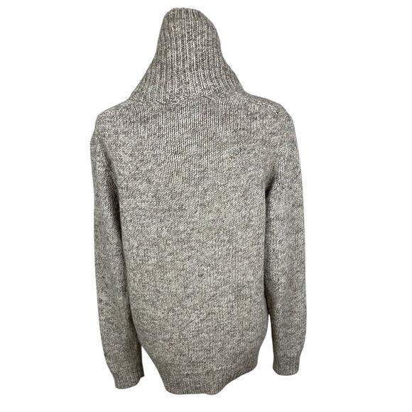 J.Crew Wool Alpaca Shawl Collar Pullover Sweater Grandpa Core Academia Sz Medium - Picture 9 of 13